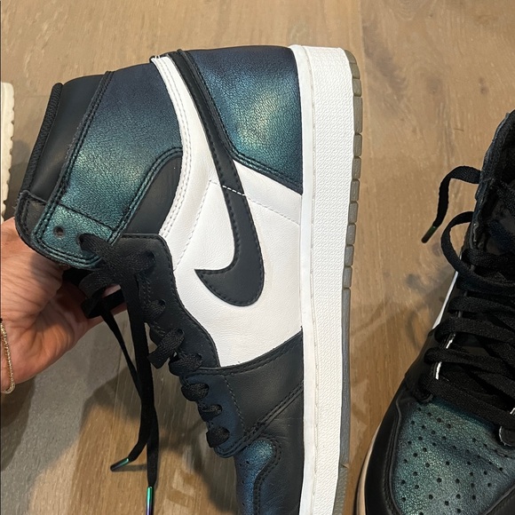 Nike Men's Air Jordan Retro 1 All Star Game chameleon iridescent Sneakers 9.5 - Picture 6 of 8